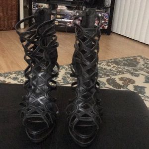 Parisian black high heels